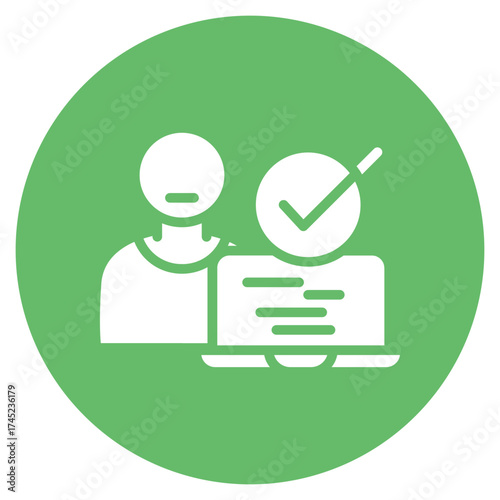 User Acceptance Testing icon vector image. Can be used for Quality Assurance.