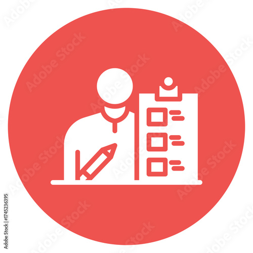 Test Report icon vector image. Can be used for Quality Assurance.