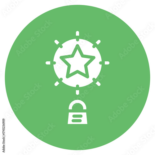 Authenticity icon vector image. Can be used for Leadership.