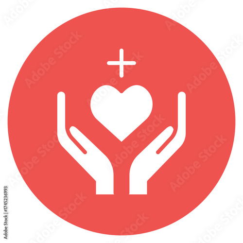 Compassion icon vector image. Can be used for Leadership.