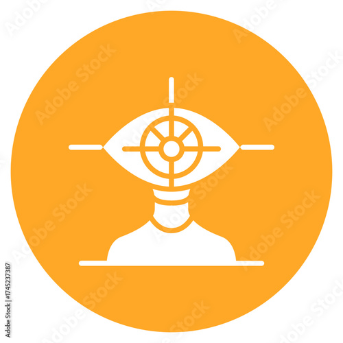 Visionary icon vector image. Can be used for Leadership.