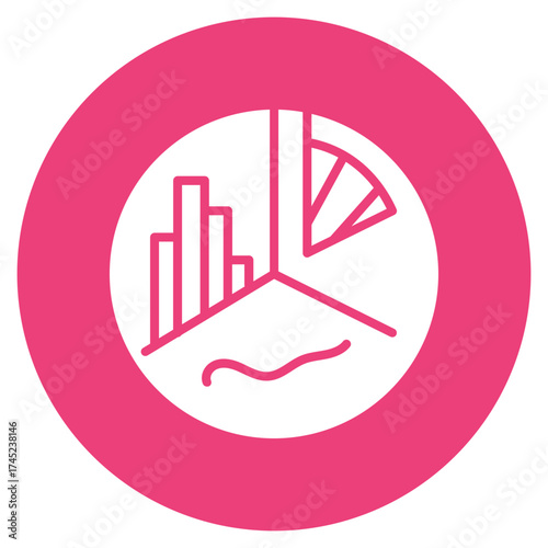 Market Share icon vector image. Can be used for Business Analytics.