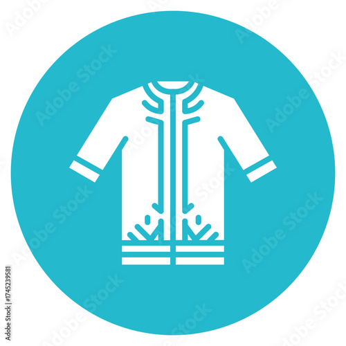 Traditional Outfit icon vector image. Can be used for Festa Junina.