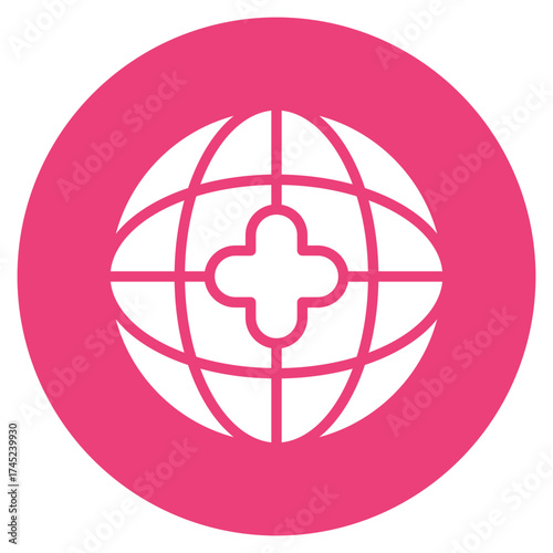 Pandemic Globe icon vector image. Can be used for Infectious Diseases.