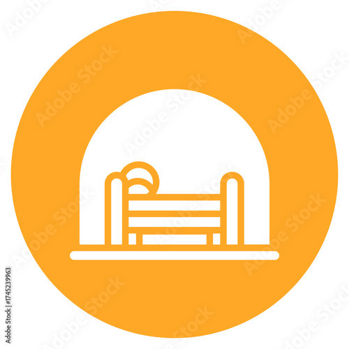 Isolation Chamber icon vector image. Can be used for Infectious Diseases.