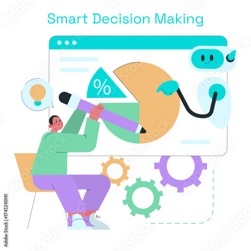 Man and Robot Collaborate on Smart Decision Making