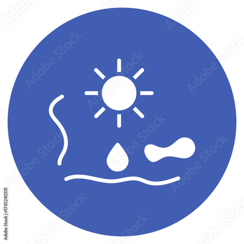 Contaminated Surfaces icon vector image. Can be used for Infectious Diseases.