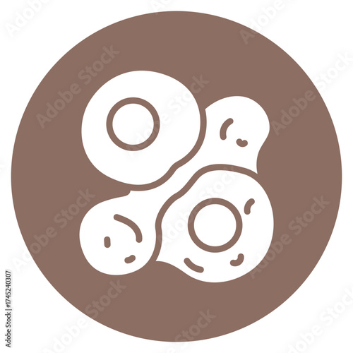 Cancer Cells icon vector image. Can be used for Chemotherapy.