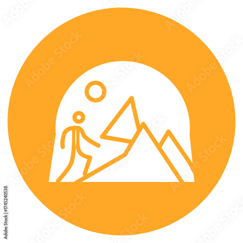 Endurance icon vector image. Can be used for Chemotherapy.