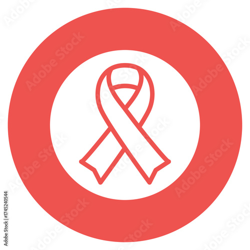 Awareness Bracelet icon vector image. Can be used for Chemotherapy.