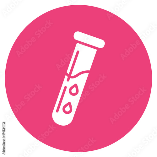 Test Tube icon vector image. Can be used for Lab.