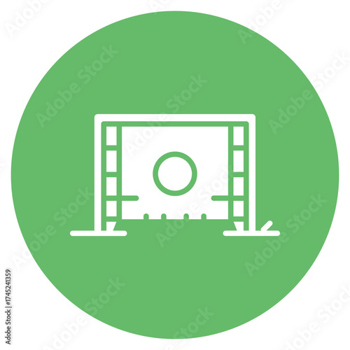 Goal Post icon vector image. Can be used for Rugby.