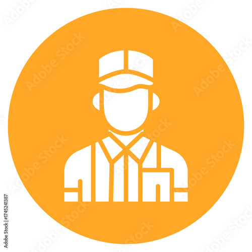Referee icon vector image. Can be used for Rugby.