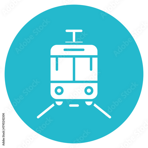 Trolley icon vector image. Can be used for Warehouse.