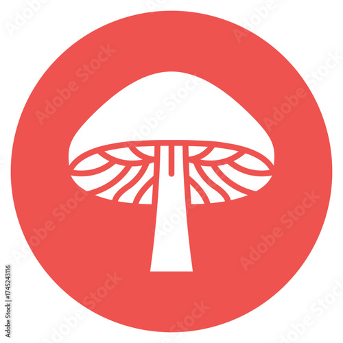 Fungi icon vector image. Can be used for Fabric Features.