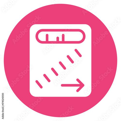 Shrink icon vector image. Can be used for Fabric Features.