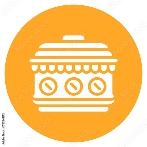 Retro icon vector image. Can be used for Instrument.