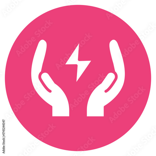 Energy icon vector image. Can be used for Manufacturing.