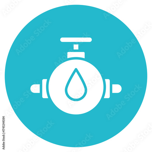 Gas icon vector image. Can be used for Manufacturing.