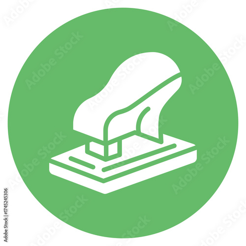Hole Punch icon vector image. Can be used for Shoemaker.