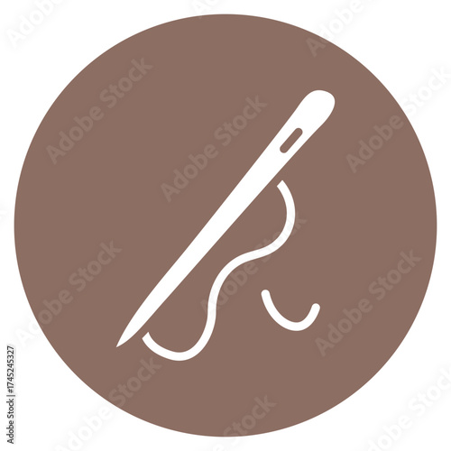 Needle icon vector image. Can be used for Shoemaker.