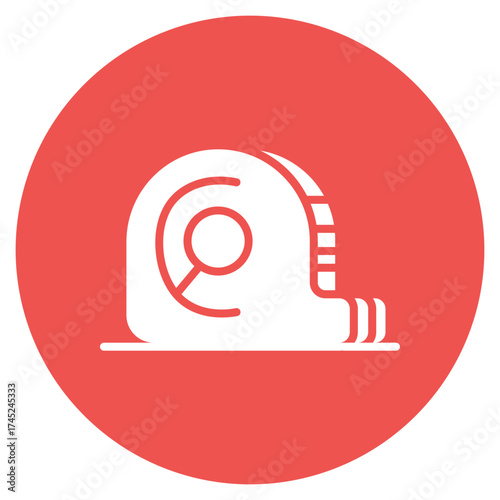 Measuring Tape icon vector image. Can be used for Shoemaker.
