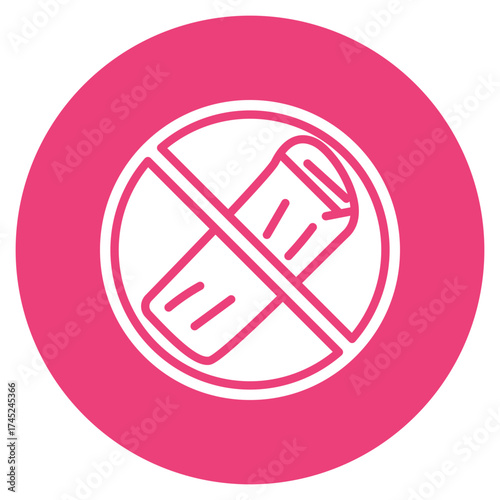 No Leather icon vector image. Can be used for Shoemaker.