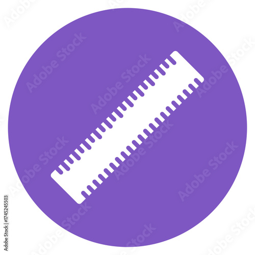 Ruler icon vector image. Can be used for Shoemaker.