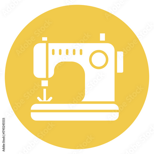 Sewing Machine icon vector image. Can be used for Shoemaker.