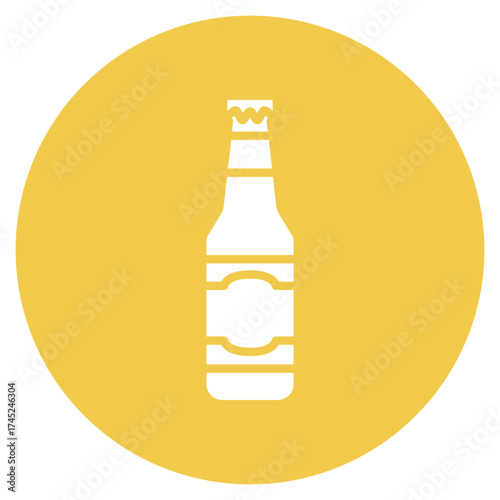Beer Bottles icon vector image. Can be used for Oktoberfest.
