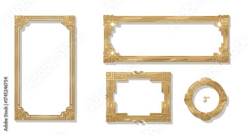 Elegant Collection of Gold Frames for Art and Photography Displays