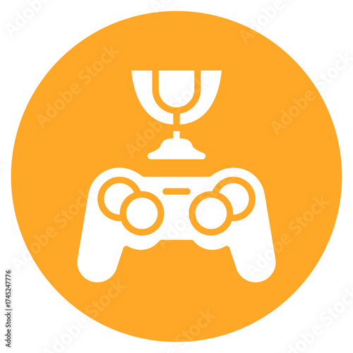 Gaming Tournaments icon vector image. Can be used for Bowling.