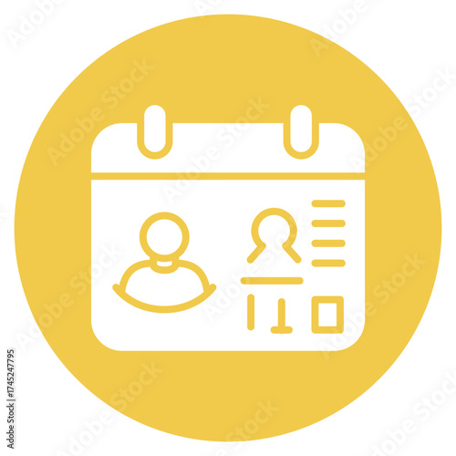 Monthly Membership icon vector image. Can be used for Bowling.