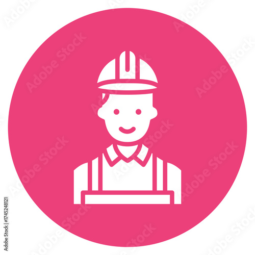 Electrician icon vector image. Can be used for Diversity.