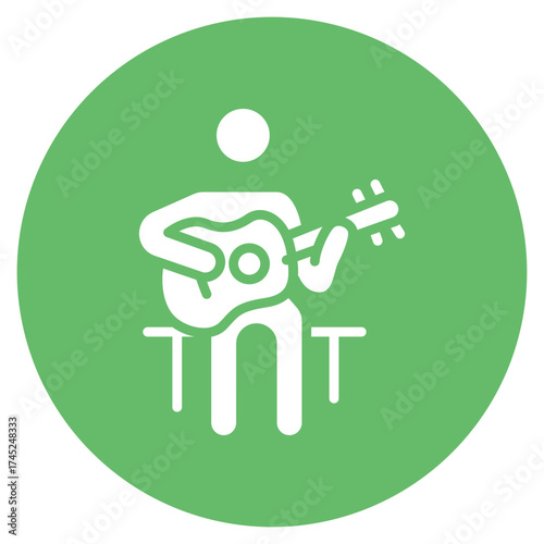 Musician icon vector image. Can be used for Diversity.
