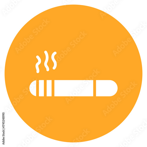 Cigar icon vector image. Can be used for Luxury.