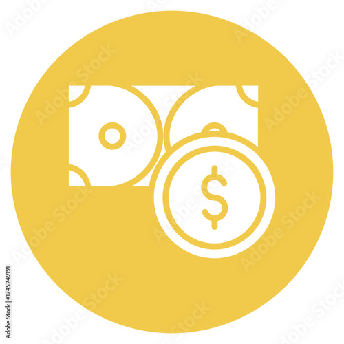 Money icon vector image. Can be used for Luxury.