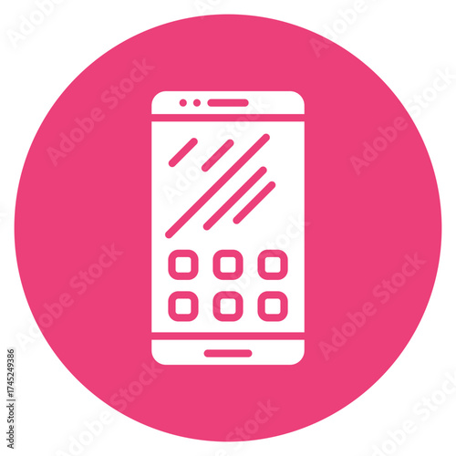 Smartphone icon vector image. Can be used for Luxury.