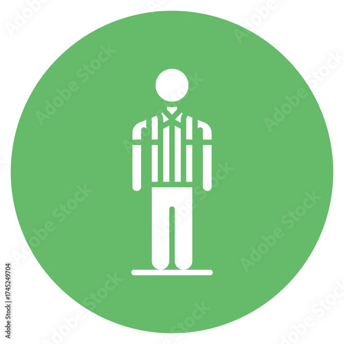 Referee icon vector image. Can be used for Volleyball.