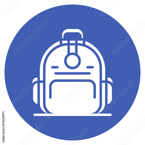 Sport Bag icon vector image. Can be used for Volleyball.