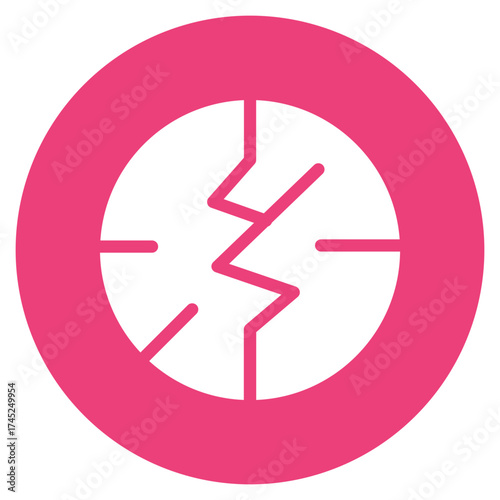 Broke icon vector image. Can be used for Casino.