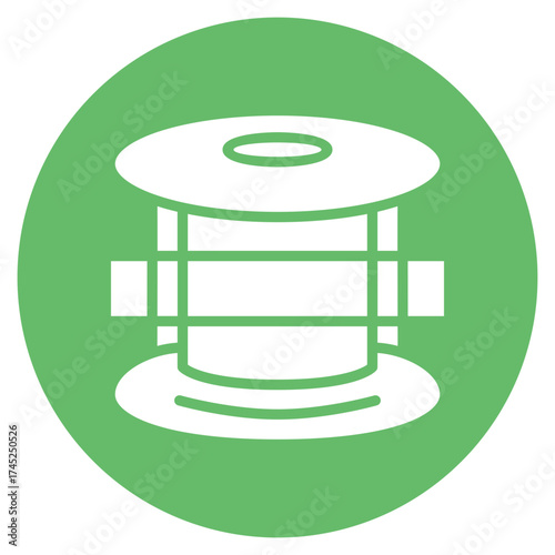 Flange icon vector image. Can be used for Mettalurgy.