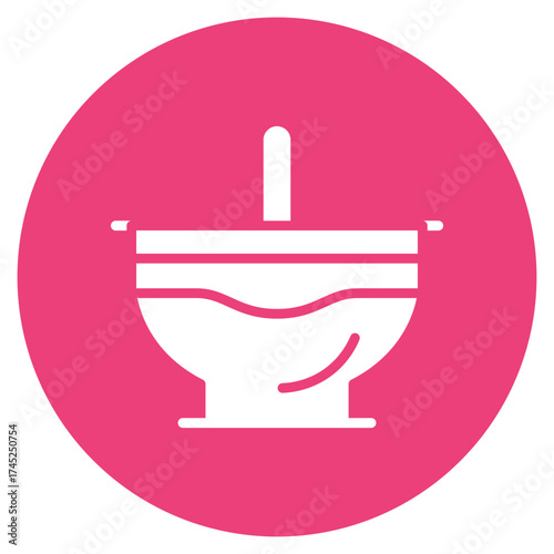 Quench icon vector image. Can be used for Mettalurgy.