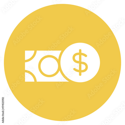 Money icon vector image. Can be used for Trading.