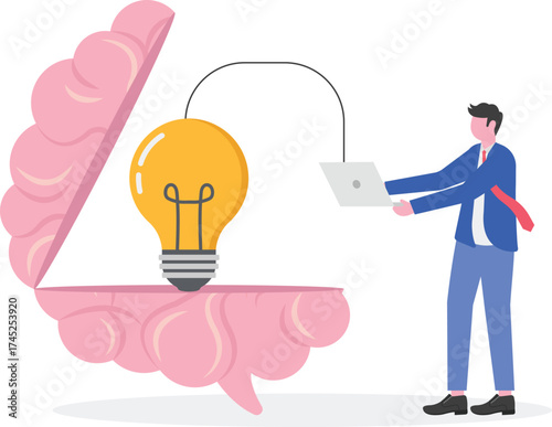 Solution for entrepreneur, creative idea to solve work problem,

