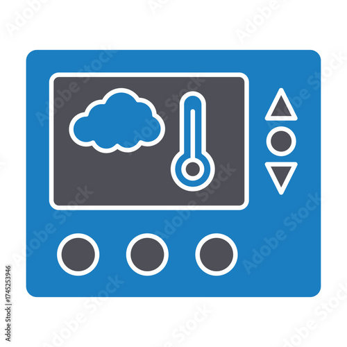 Central heating Vector icon which can easily modify or edit