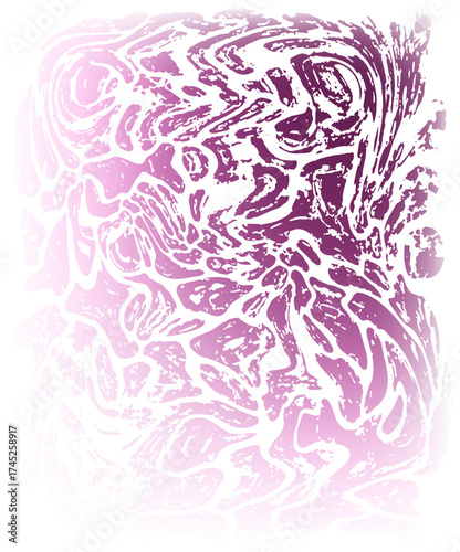 Abstract swirling organic pattern with vibrant pink and purple hues