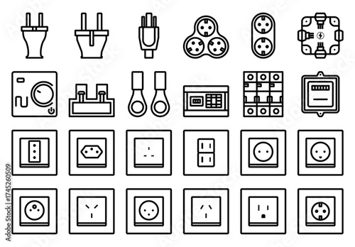 Electrics Icon Set