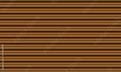 Seamless Horizontal Stripes Pattern in Brown and Orange Tones