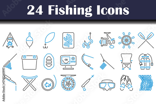 Fishing Icon Set